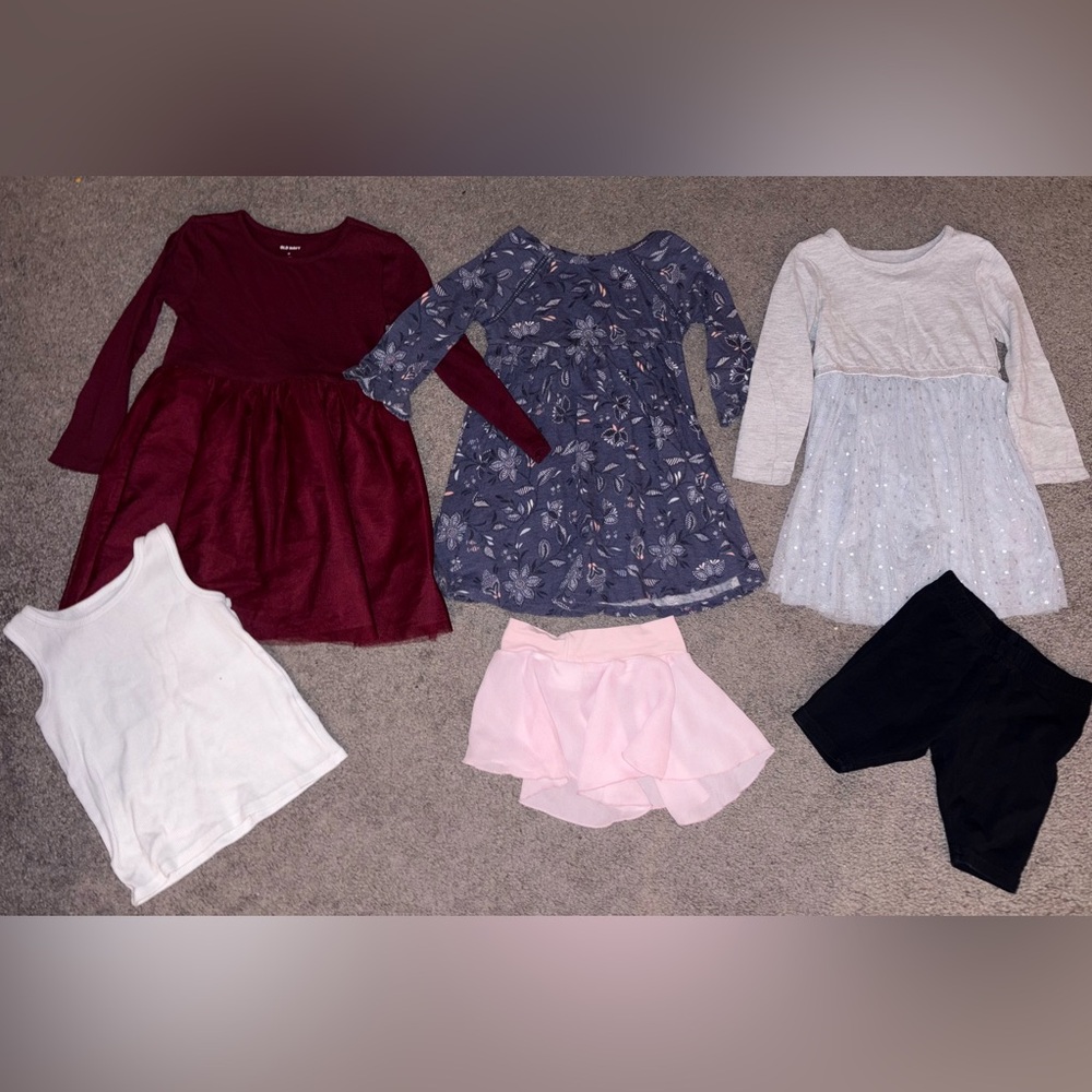 🌸 Toddler Girl Clothing Lot – Size 3T (6-Piece Bundle) 🌸
